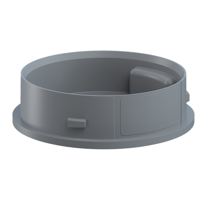 Werma Mini Mounting Adapter Accessories, Base and Wall Mount Beacon Werma Mini Adapter Floor Mount GY - 260.700.01 - BNR Industrial Automation