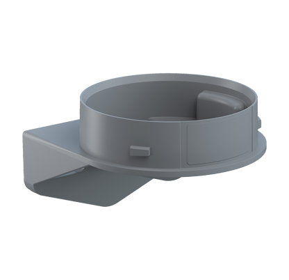 Werma Mini Mounting Adapter Accessories, Base and Wall Mount Beacon Werma Mini Bracket GY - 260.700.07 - BNR Industrial Automation