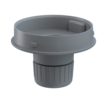 Werma Midi Mounting Adapter Accessories, Base and Wall Mount Beacon Werma Midi Tube Adapater GY - 261.700.05 - BNR Industrial Automation