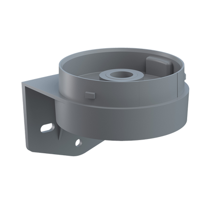 Werma Midi Mounting Adapter Accessories, Base and Wall Mount Beacon Werma Midi angle cable gland GY - 261.700.06 - BNR Industrial Automation