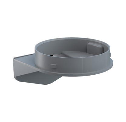 Werma Midi Mounting Adapter Accessories, Base and Wall Mount Beacon Werma Midi angle GY - 261.700.07 - BNR Industrial Automation