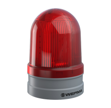 Werma EvoSIGNAL Series Maxi TwinLIGHT Permanent/Flashing LED Beacon 12/24VAC/DC or 115-230VAC Beacon Werma Red 12/24VAC/DC - BNR Industrial Automation