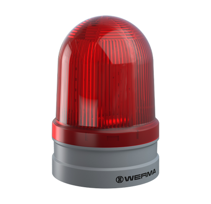Werma EvoSIGNAL Series Maxi TwinLIGHT Permanent/Flashing LED Beacon 12/24VAC/DC or 115-230VAC Beacon Werma Red 12/24VAC/DC - BNR Industrial Automation