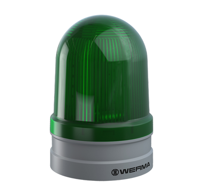 Werma EvoSIGNAL Series Maxi TwinLIGHT Permanent/Flashing LED Beacon 12/24VAC/DC or 115-230VAC Beacon Werma Green 12/24VAC/DC - BNR Industrial Automation