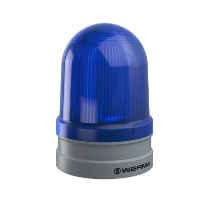 Werma EvoSIGNAL Series Maxi TwinLIGHT Permanent/Flashing LED Beacon 12/24VAC/DC or 115-230VAC Beacon Werma Blue 12/24VAC/DC - BNR Industrial Automation