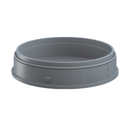 Werma Maxi Mounting Adapter Accessories, Base and Wall Mount Beacon Werma Maxi Adapter Floor Mount GY - 262.700.01 - BNR Industrial Automation