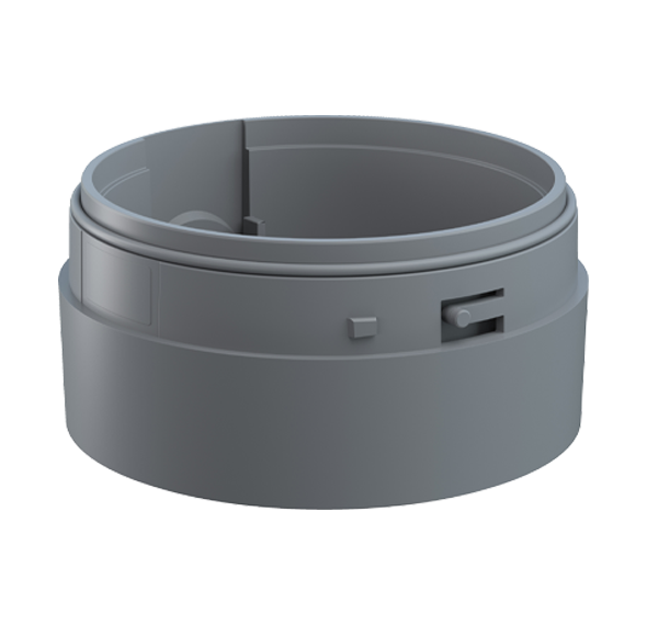 Werma Maxi Mounting Adapter Accessories, Base and Wall Mount Beacon Werma Maxi adapter side cable gland GY - 262.700.02 - BNR Industrial Automation