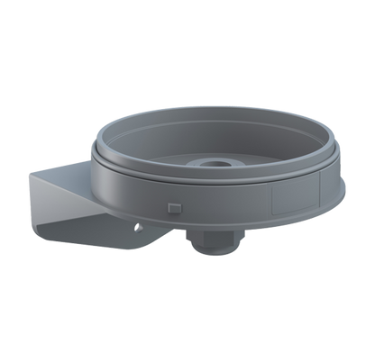 Werma Maxi Mounting Adapter Accessories, Base and Wall Mount Beacon Werma Maxi angle cable gland GY - 262.700.06 - BNR Industrial Automation