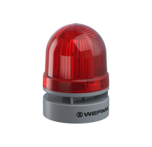 Werma EvoSIGNAL Series Mini TwinLIGHT Combi Permanent/Flashing LED Beacon/Sounder, 95dB, 12VAC/DC, 24VAC/DC or 115-230VAC Beacon Werma Red 12VAC/DC - BNR Industrial Automation