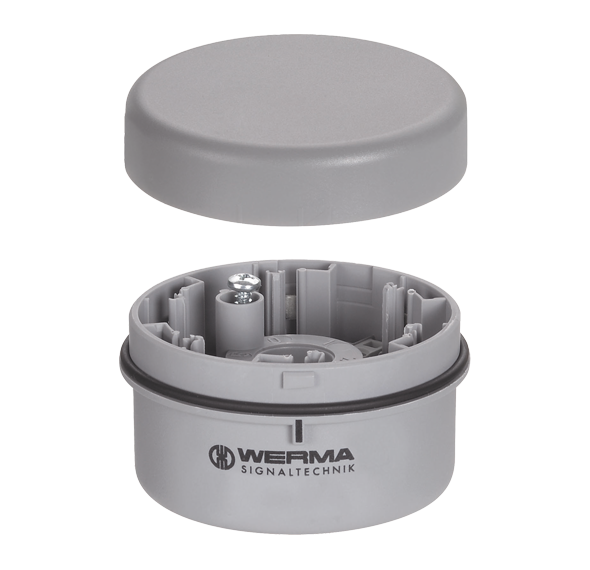 Werma LED Signal Tower KombiSIGN 72 Base to Suit Werma DesignLOOK Base Mounting - BNR Industrial Automation