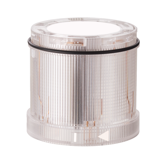 Werma LED Signal Tower KombiSIGN 72, 1 to 5 Tier, with or without Buzzer, IP65, Push-in Terminal Werma ClassicLOOK White (TwinLIGHT) - BNR Industrial Automation