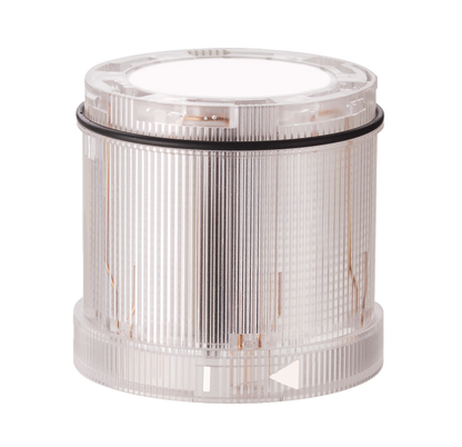 Werma LED Signal Tower KombiSIGN 72, 1 to 5 Tier, with or without Buzzer, IP65, Push-in Terminal Werma ClassicLOOK White (TwinLIGHT) - BNR Industrial Automation