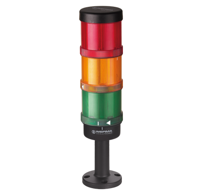 Werma LED Signal Tower KombiSIGN 72, 1 to 5 Tier, with or without Buzzer, IP65, Push-in Terminal Werma - BNR Industrial Automation