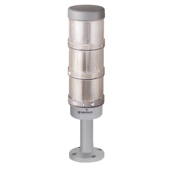 Werma LED Signal Tower KombiSIGN 72, 1 to 5 Tier, with or without Buzzer, IP65, Push-in Terminal Werma - BNR Industrial Automation