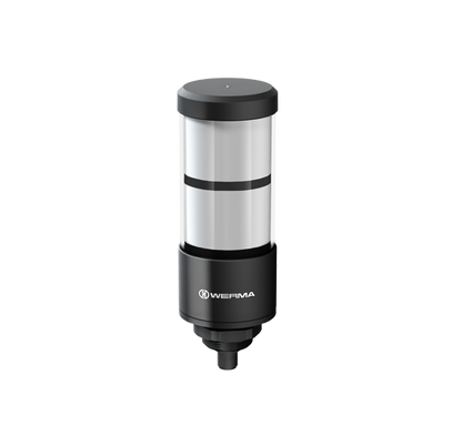 Werma LED Signal Tower RST 56, 2 to 5 Tier, with or without Buzzer, IP66/IP69K, M12 or Push-in Terminal Werma 2 Tier (Green/Red) Without Buzzer Installation Mouting (M12 Connector) - BNR Industrial Automation
