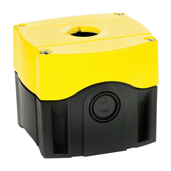 Allen-Bradley Allen-Bradley 800F Enclosure Plastic 1 Hole Metric Conduit Yellow for 22.5mm Pushbutton - 800F1YM - BNR Industrial
