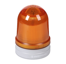 Werma D Series D120 Permanent/Flashing/Rotating LED Beacon 24VDC Beacon Werma Yellow - BNR Industrial Automation