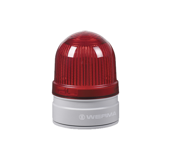 Werma D Series D62 Permanent/Flashing LED Beacon 24VDC Beacon Werma Red - BNR Industrial Automation