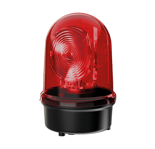 Werma Rotating LED Beacon Fresnel, High Visibility Lens Rotating Beacon Werma Red 24VAC/DC - BNR Industrial Automation