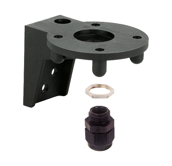 Werma Base Brackets for KombiSIGN 72 and RST 56 (Base or Tube Mounting) Werma ClassicLOOK Tube Mounting Bracket for base mounting BK - 960.000.01 - BNR Industrial Automation