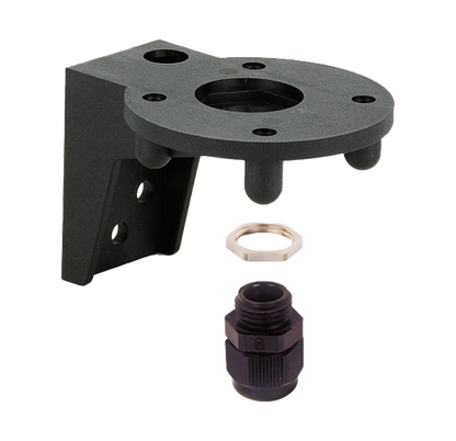 Werma Base Brackets for KombiSIGN 72 and RST 56 (Base or Tube Mounting) Werma ClassicLOOK Tube Mounting Bracket for base mounting BK - 960.000.01 - BNR Industrial Automation