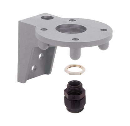 Werma Base Brackets for KombiSIGN 72 and RST 56 (Base or Tube Mounting) Werma DesignLOOK Tube Mounting Bracket for base mounting BK - 960.000.54 - BNR Industrial Automation
