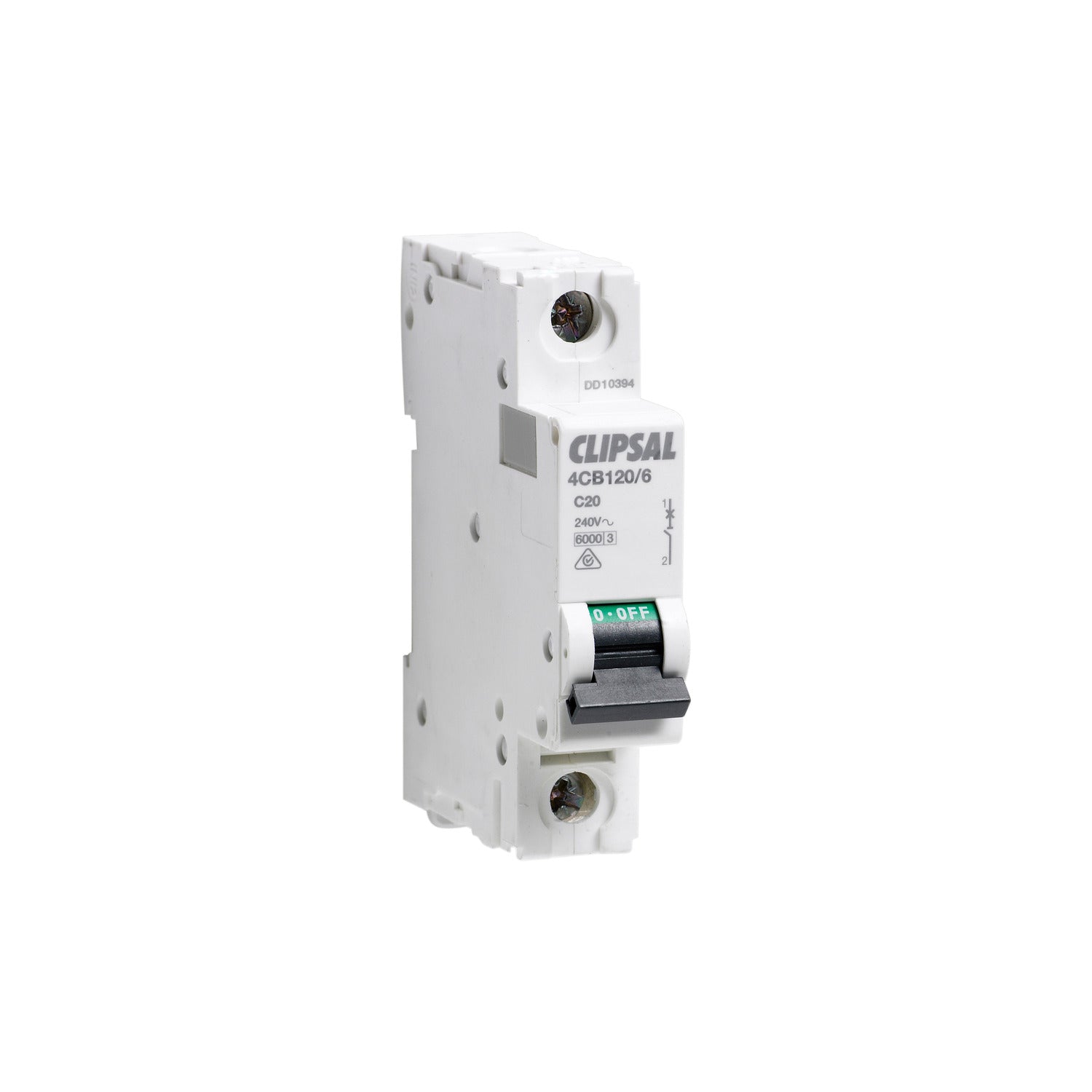 Schneider Electric 4CB Single Pole Miniature Circuit Breaker Schneider Electric 20A - BNR Industrial Automation