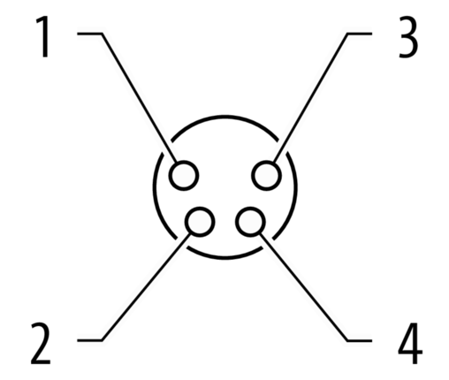 Murrelektronik 7000-08501-0000000 M8 Female Field-Wireable Connector (4-Pole, Straight)