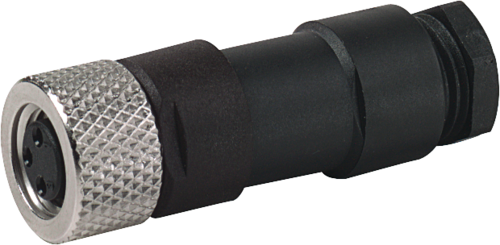 Murrelektronik 7000-08501-0000000 M8 Female Field-Wireable Connector (4-Pole, Straight)