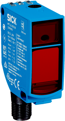 SICK WTT12L-B2561 Laser Distance Background Suppression Photoelectric Sensor, Block Sensor, 50 mm → 3.8 m Detection Range - 1072611 SICK - BNR Industrial Automation