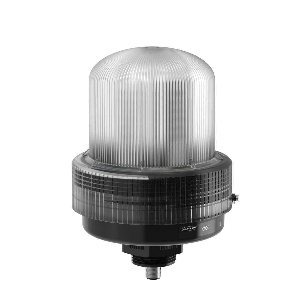 BANNER K100 Pro Series 92mm Daylight Visible Multicoloured Beacon (3 colours, Red, Yellow, Green) with Steady or Flashing Functions, 12-48VDC, Rugged IP69K Rated Design - K100PBLGYRQ Beacon Banner - BNR Industrial Automation