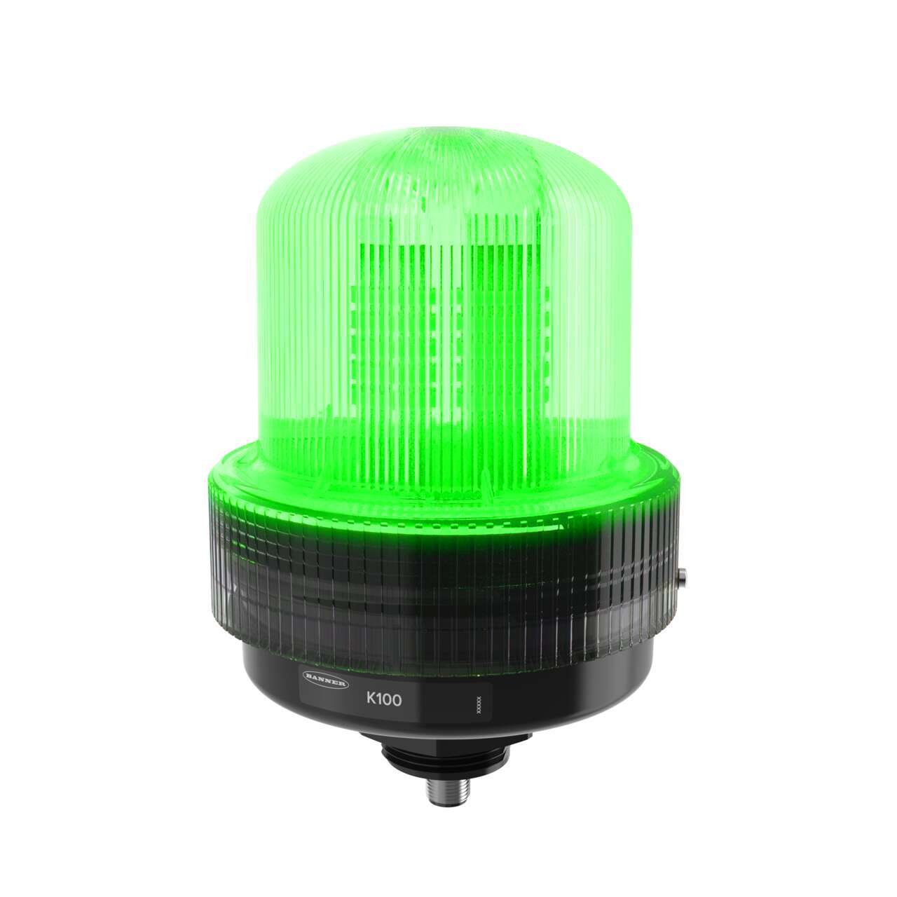 BANNER K100 Pro Series 92mm Daylight Visible Multicoloured Beacon (3 colours, Red, Yellow, Green) with Steady or Flashing Functions, 12-48VDC, Rugged IP69K Rated Design - K100PBLGYRQ Beacon Banner - BNR Industrial Automation
