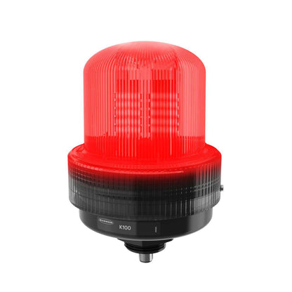 BANNER K100 Pro Series 92mm Daylight Visible Multicoloured Beacon (3 colours, Red, Yellow, Green) with Steady or Flashing Functions, 12-48VDC, Rugged IP69K Rated Design - K100PBLGYRQ Beacon Banner - BNR Industrial Automation