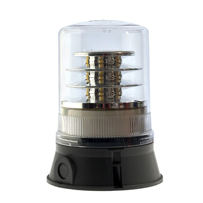 MOFLASH LED-R401-400 Series LED Rotating Beacon Beacons MOFLASH Clear 10-30VDC - BNR Industrial Automation