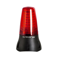 MOFLASH LEDA125 LED Multi Functional Beacons with Two Piezo Buzzers Beacons MOFLASH Red 24VDC - BNR Industrial Automation