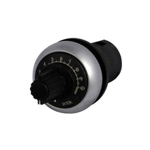 EATON M22 Potentiometer, 22.5 mm, Knob, Bezel, Silver, Black, IP20 - M22-R10K EATON - BNR Industrial Automation