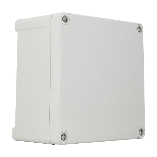 NHP NLINE Terminal Box Plastic, IP65, H130 x W130 x D75mm, Grey & Transparent Cover Enclosures NHP Grey Cover - BNR Industrial Automation
