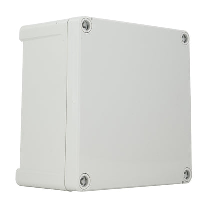 NHP NLINE Terminal Box Plastic, IP65, H130 x W130 x D75mm, Grey & Transparent Cover Enclosures NHP Grey Cover - BNR Industrial Automation
