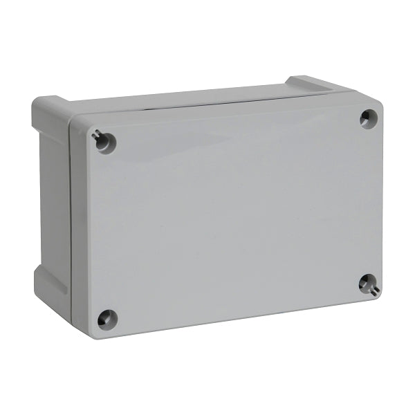 NHP NLINE Terminal Box Plastic, IP65, H187 x W122 x D90mm, Grey & Transparent Cover Enclosures NHP Grey Cover - BNR Industrial Automation