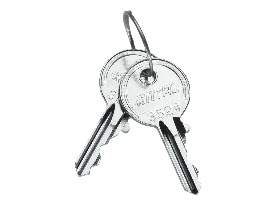 Rittal SZ 2532000 Enclosure Key, Security lock 3524 E (Pack of 2) Rittal - BNR Industrial Automation