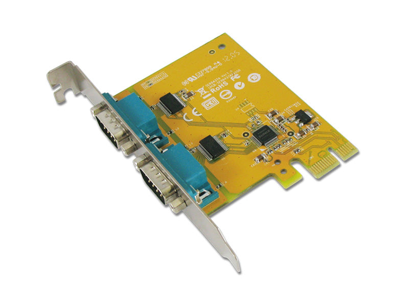 SUNIX SER6437A 2-Port RS-232 PCI Express Serial Card PCI Express Serial Cards SUNIX - BNR Industrial Automation