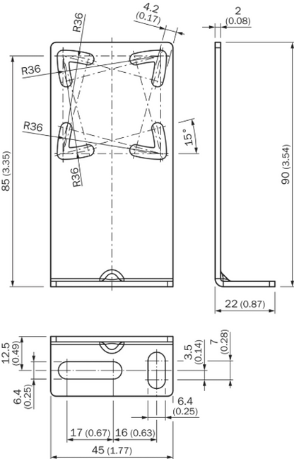 SICK BEF-G10DC01 Mounting Plate - 2071258 Mounting SICK - BNR Industrial Automation