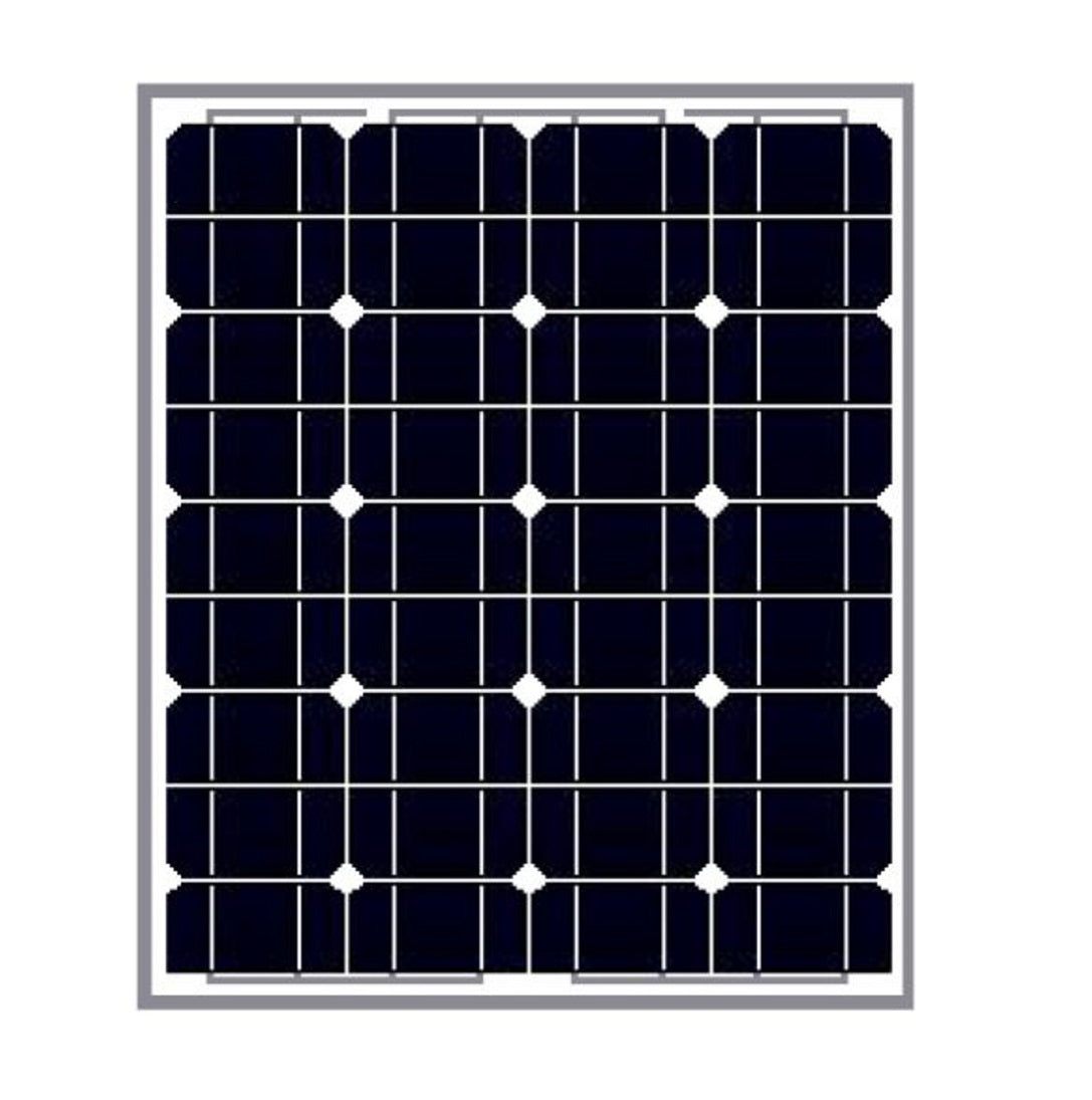 Symmetry Symmetry Solar PV 50w Module; Mono 12v 0.9m LH4 Connectors (25mm) - BNR Industrial