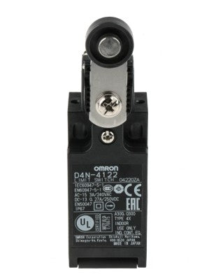 Omron D4N Series Roller Lever Interlock Switch, NO/NC, IP67, DPST - D4N-4122 OMRON - BNR Industrial Automation