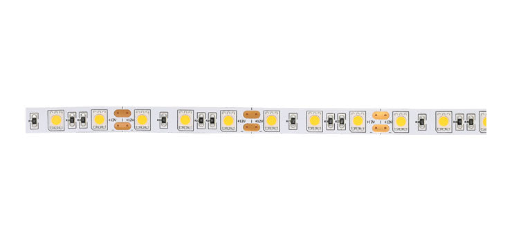 IP30 5050 Warm White 12 Volt LED Strip Light 5m - Non - Weatherproof LED LIGHTING GENLAMP - BNR Industrial Automation