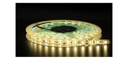 IP65 5050 Warm White 12 Volt LED Strip Light 5m - Weatherproof LED LIGHTING GENLAMP - BNR Industrial Automation