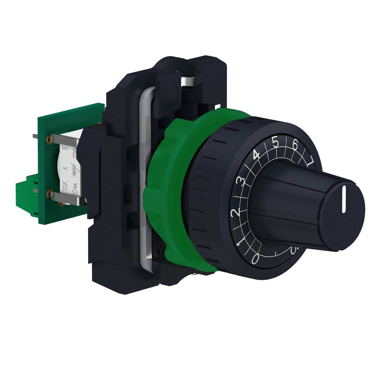 Schneider Electric XB5 4.7kΩ Rotary Potentiometer 1-Gang Panel Mount - XB5AD912R4K7 Schneider Electric - BNR Industrial Automation
