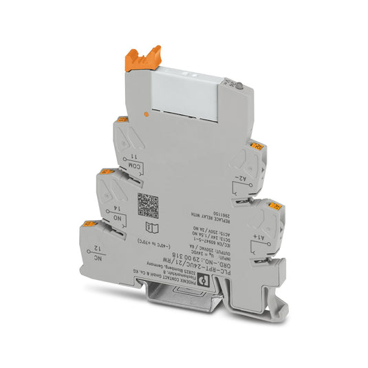 Phoenix Contact PLC-RPT-24UC/21/RW Relay Module - 24V AC/DC, 1 C/O, Railway Rated (2900318) Relay Modules Phoenix Contact - BNR Industrial Automation