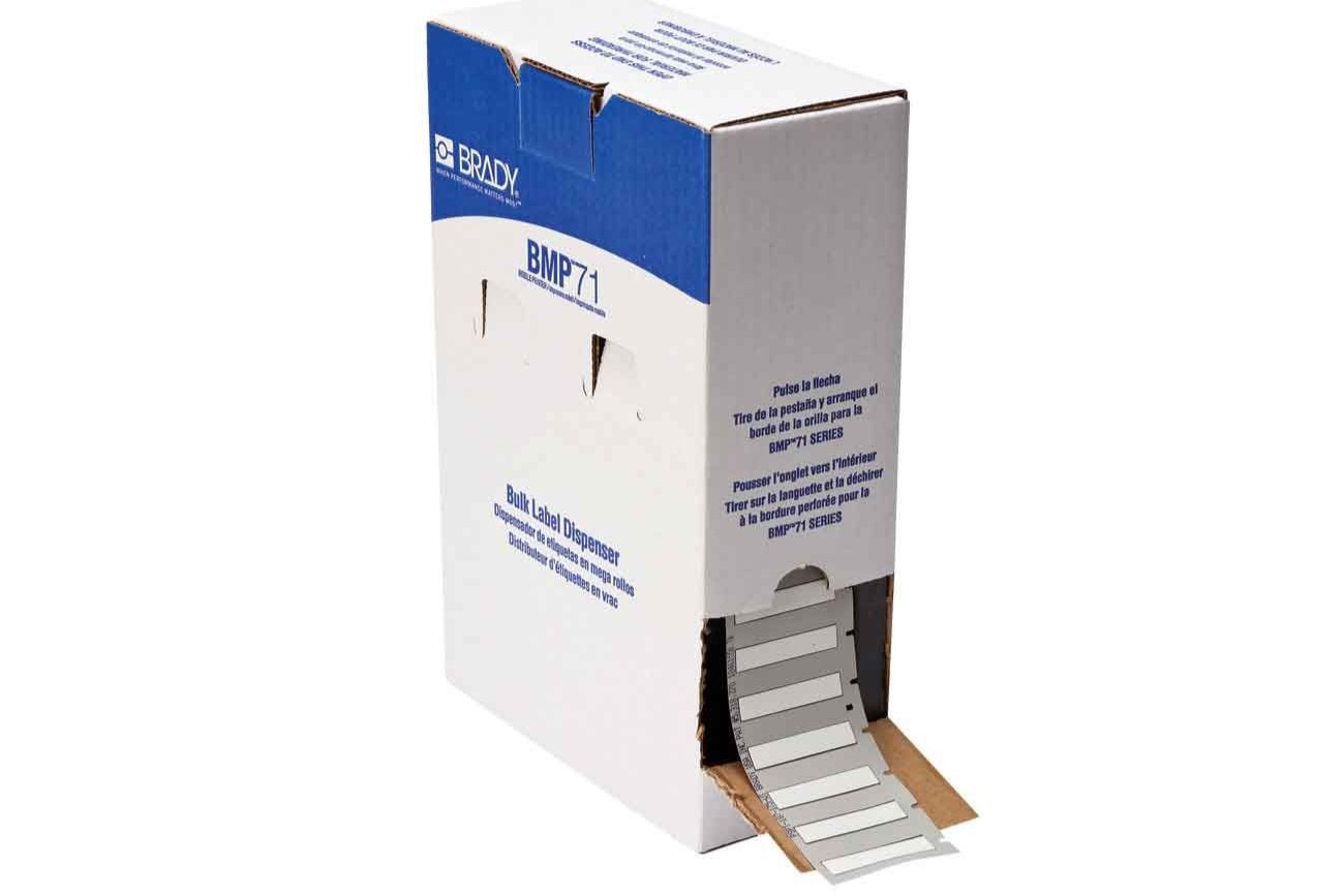 BRADY PermaSleeve Heat Shrink Wire and Cable Labels -44.45mm (W) x 8.51mm (H), for M6 & M7 Printers - 174443 Cable Accessories BRADY - BNR Industrial Automation