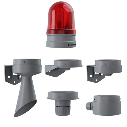 Werma Midi Mounting Adapter Accessories, Base and Wall Mount Beacon Werma - BNR Industrial Automation